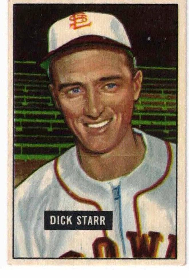 Dick Starr 1951 bowman Bowman