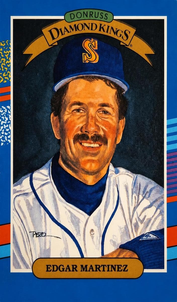 Edgar Martinez 1991 panini Donruss