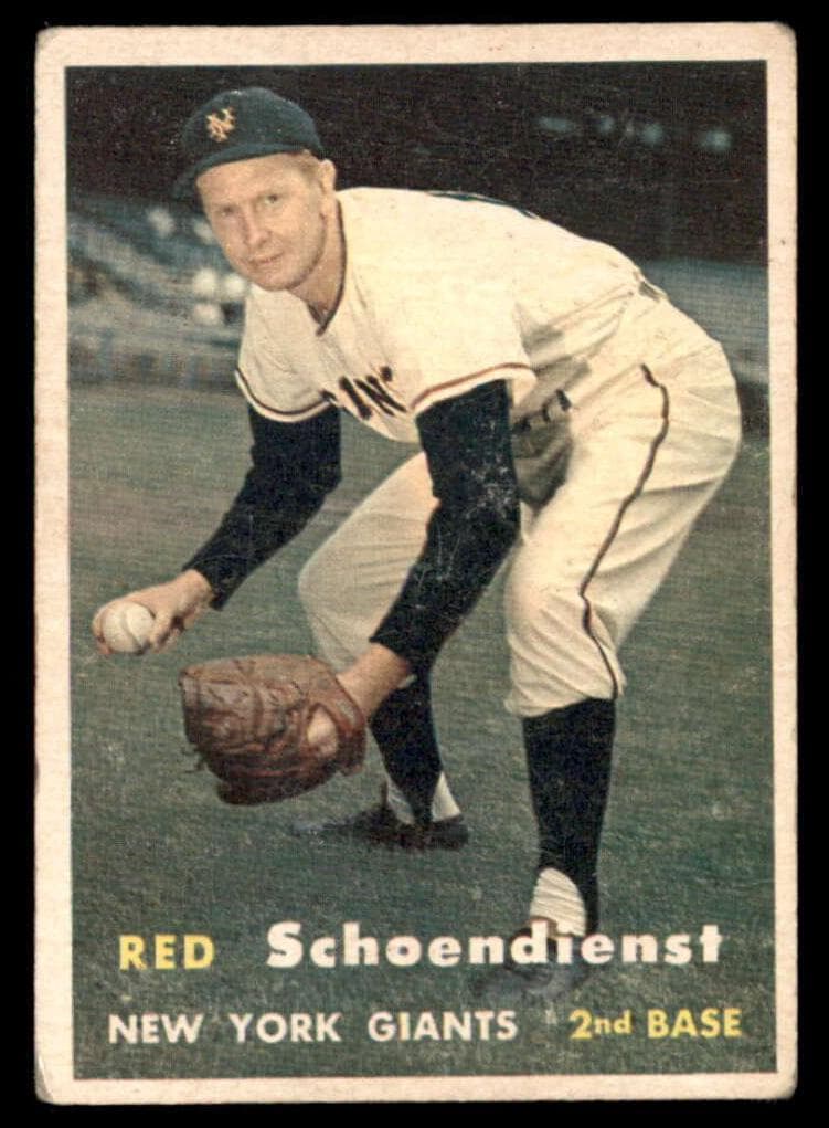 Red Schoendienst 1957 topps Topps