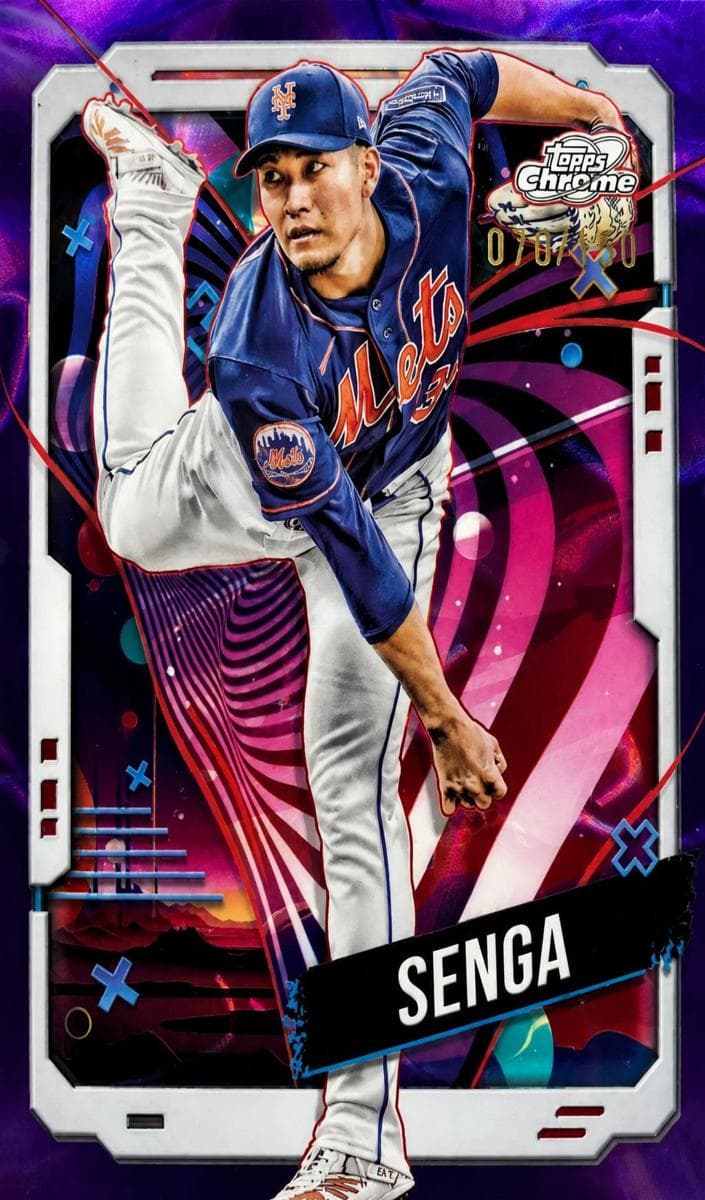 Kodai Senga 2024 topps Topps Cosmic Chrome