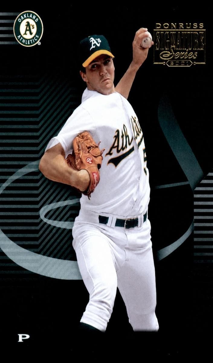 Barry Zito 2001 panini Donruss Signature