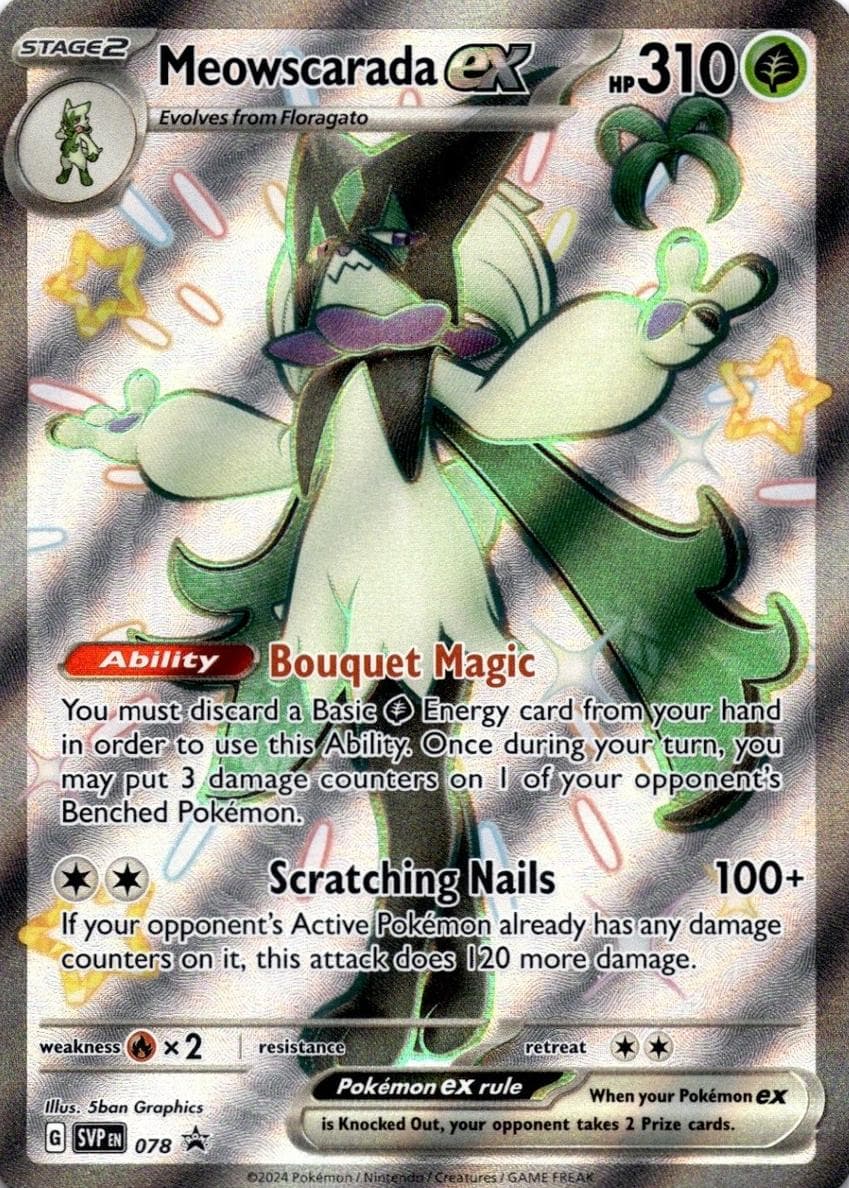 Meowscarada EX #78