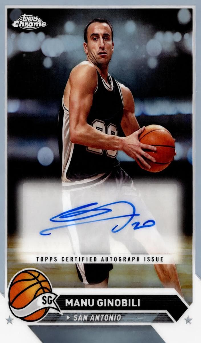 Manu Ginobili 2023 topps Topps Chrome