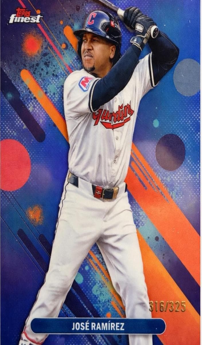 José Ramírez 2025 topps Topps Finest