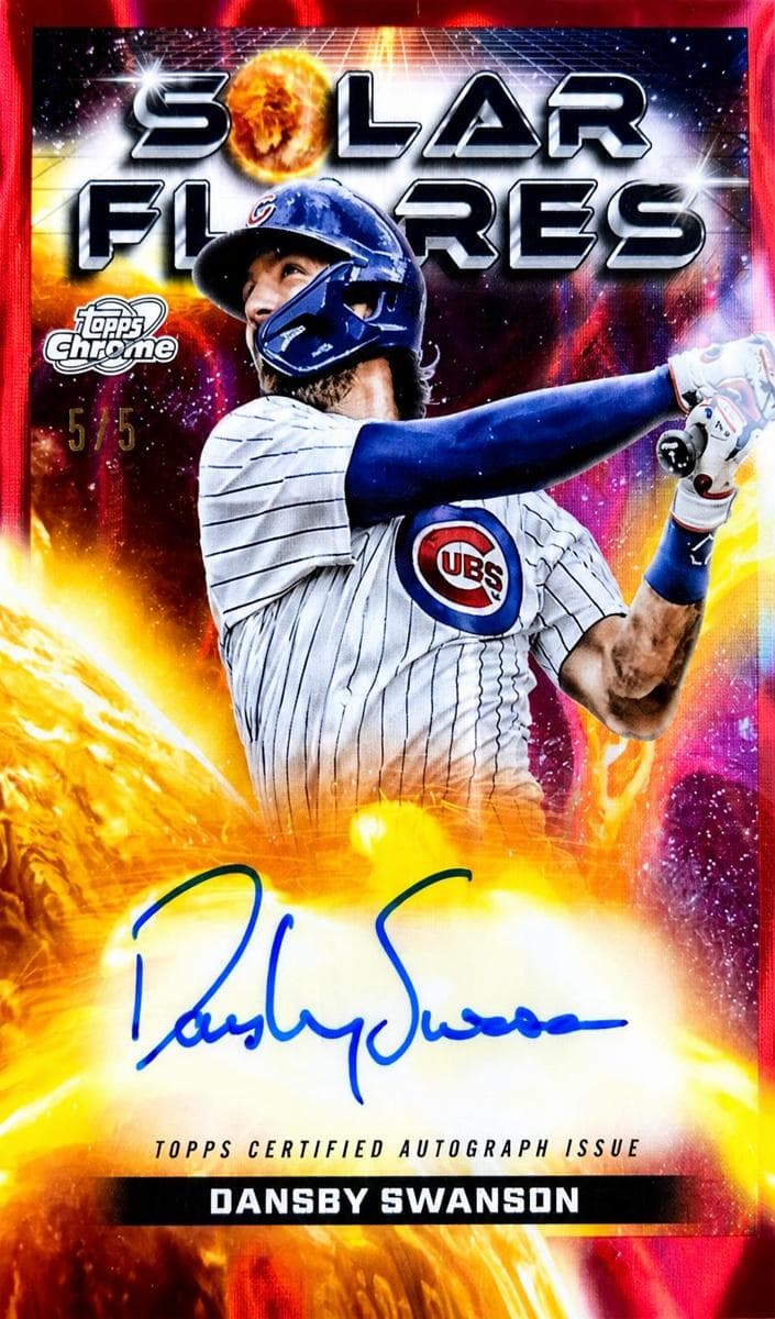 Dansby Swanson 2024 topps Topps Cosmic Chrome
