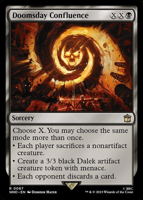 Doomsday Confluence 2023 Magic: The Gathering Doctor Who Foil