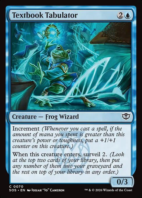 Textbook Tabulator 2026 Magic: The Gathering Secrets of Strixhaven Foil