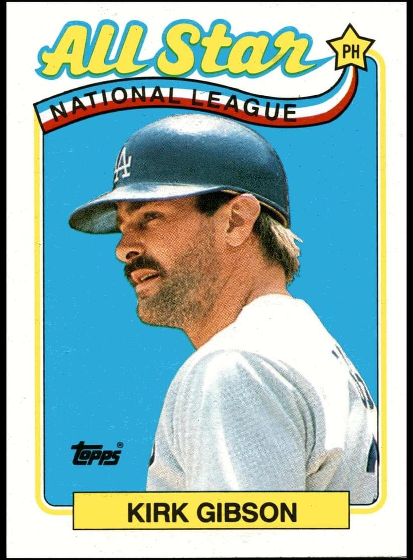 Kirk Gibson 1989 topps