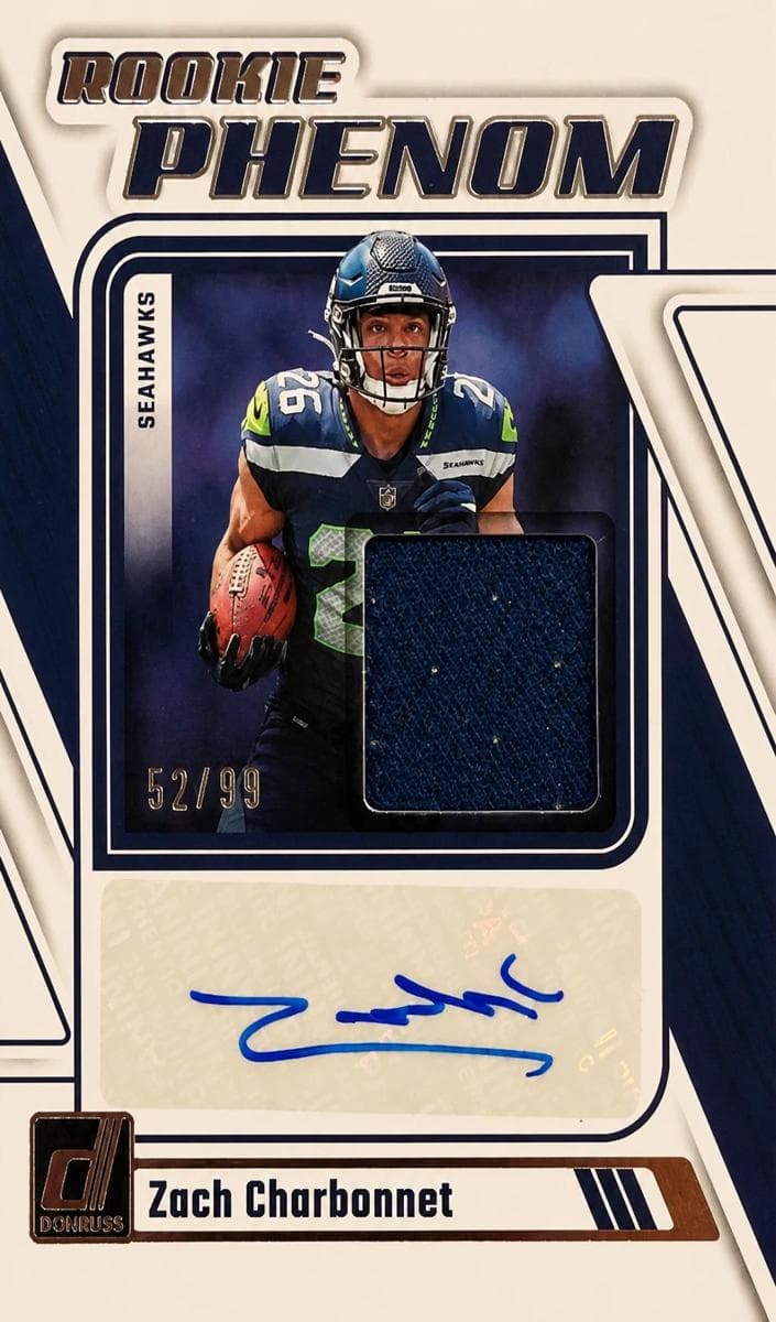 Zach Charbonnet 2023 panini Panini Donruss