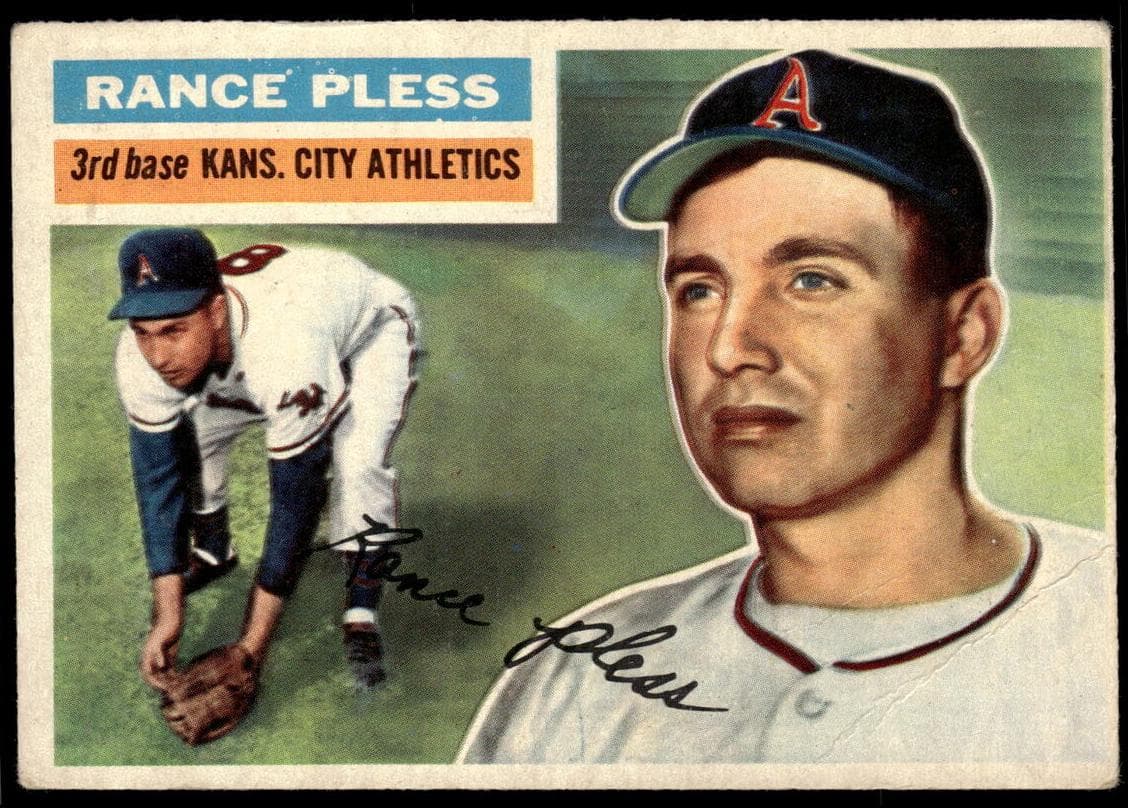 Rance Pless 1956 topps Topps