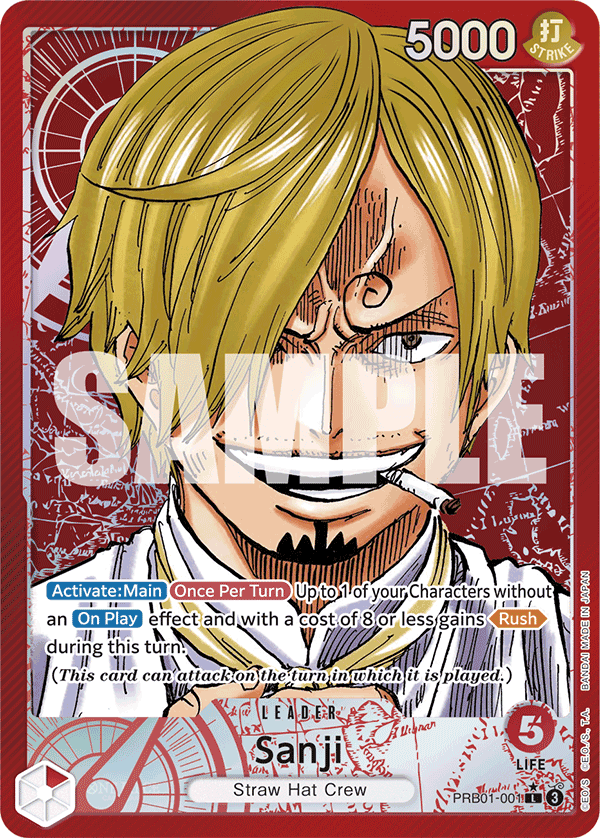 Sanji 2024 One Piece Japanese Premium Booster