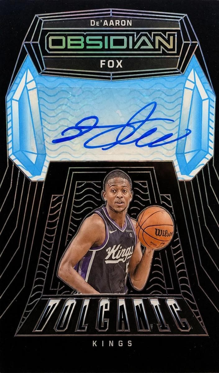 De'Aaron Fox 2023 panini Obsidian