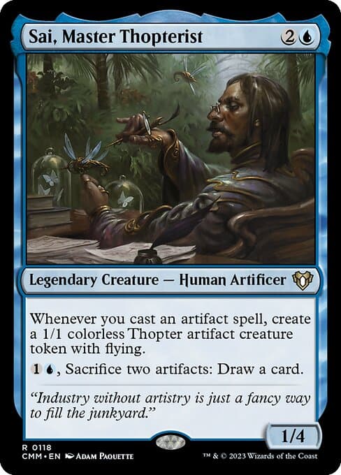 Sai, Master Thopterist 2025 Magic: The Gathering Aetherdrift Commander