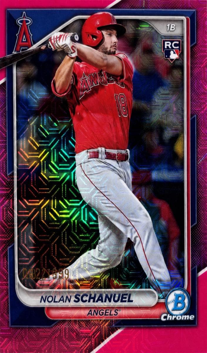Nolan Schanuel 2024 bowman Bowman Chrome