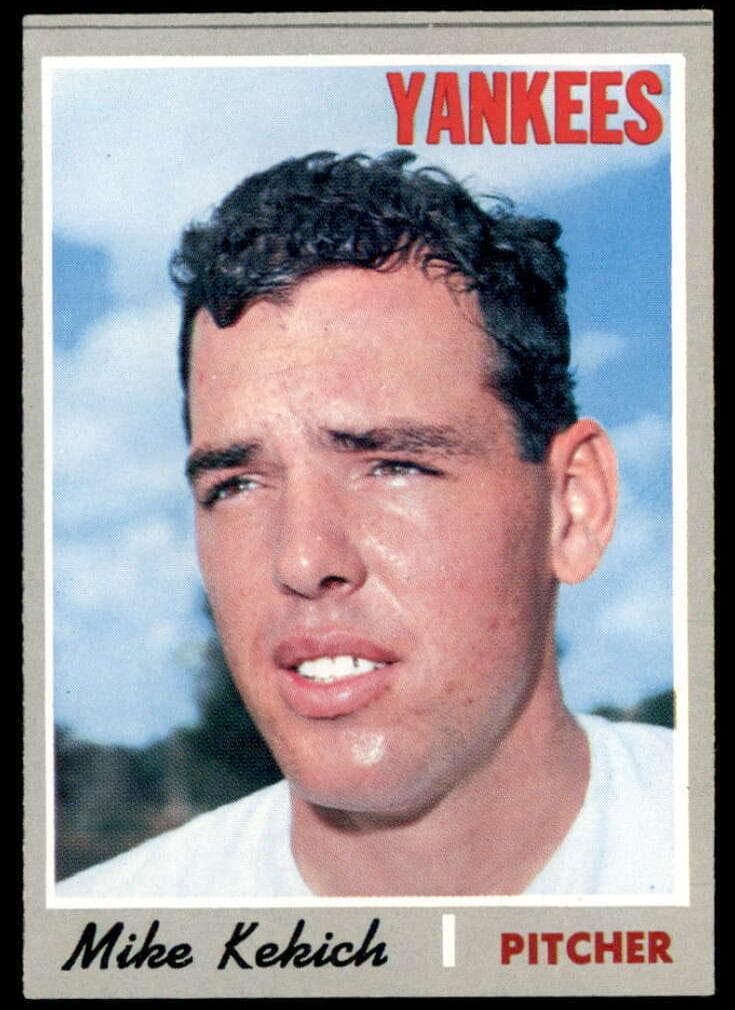 Mike Kekich 1970 topps Topps