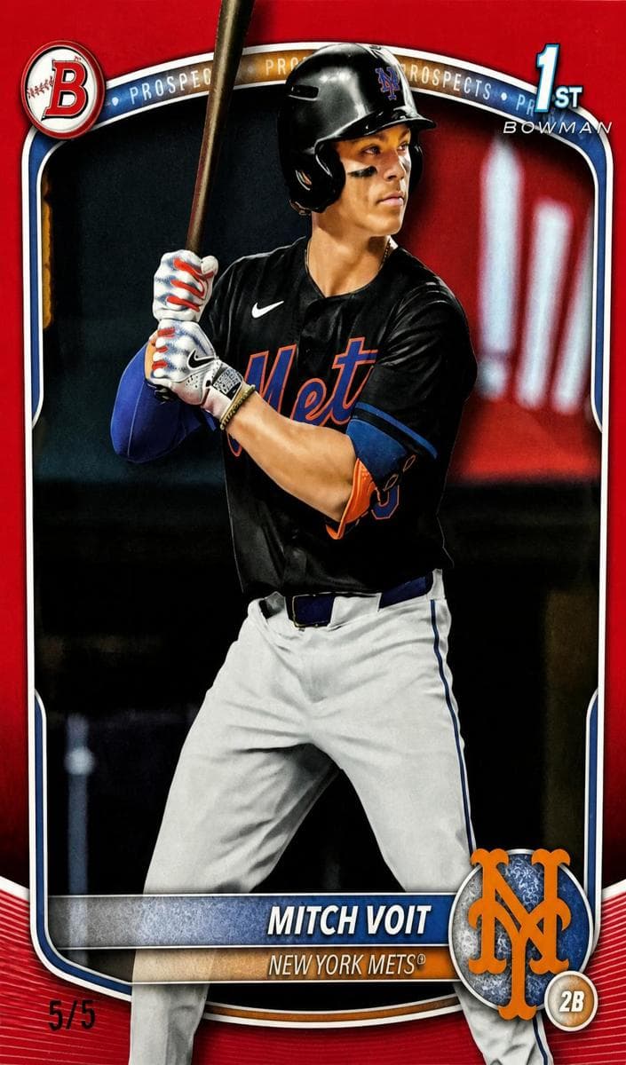 Mitch Voit 2025 bowman Bowman Draft