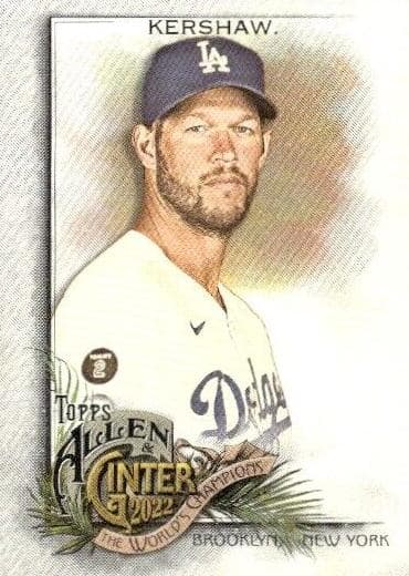 Clayton Kershaw 2022 topps Topps Allen & Ginter