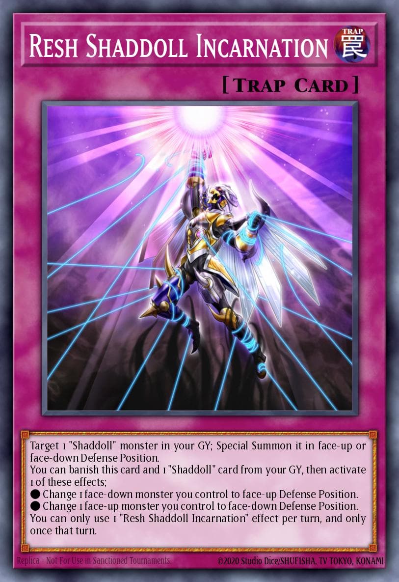Resh Shaddoll Incarnation 2020 Yu-Gi-Oh! Structure Deck: Shaddoll Showdown