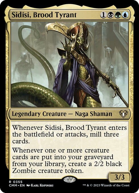 Sidisi, Brood Tyrant 2022 Magic: The Gathering Double Masters 2022
