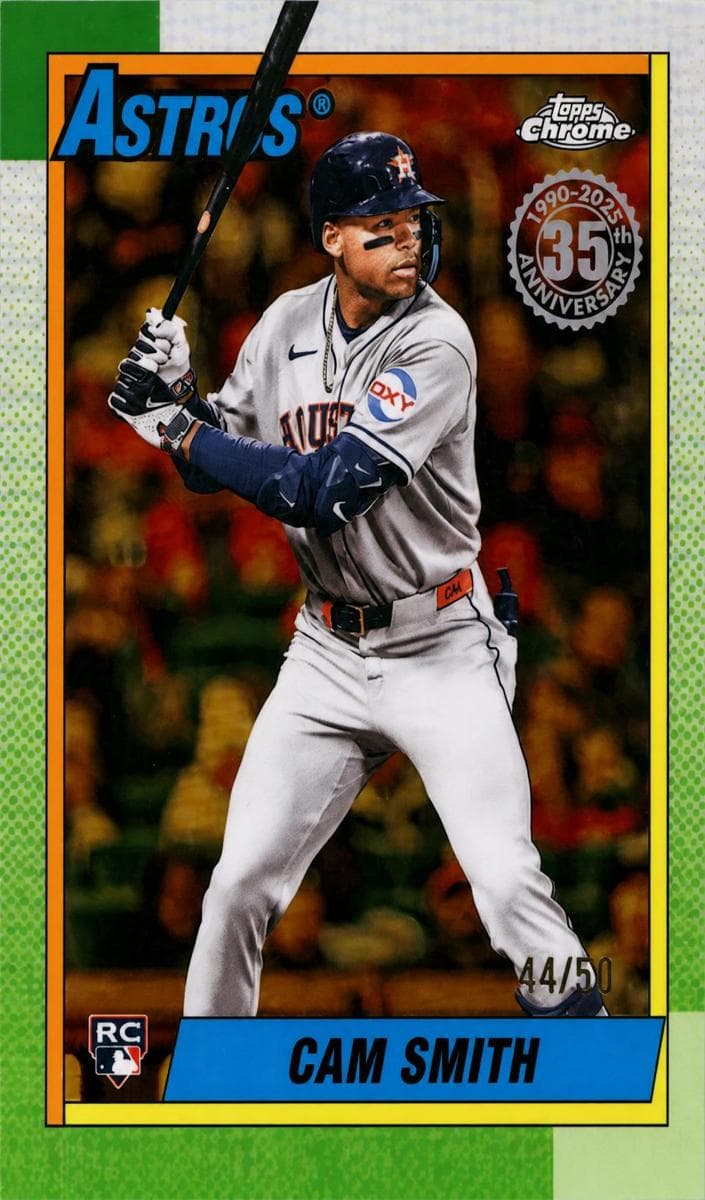 Cam Smith 2025 topps Topps Chrome Update