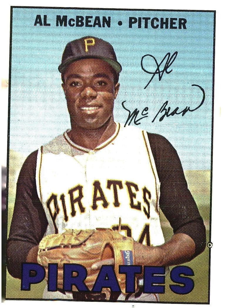 Al McBean 1967 topps Topps