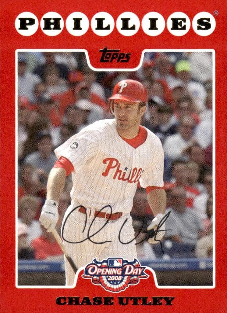 Chase Utley  2008 topps Opening Day
