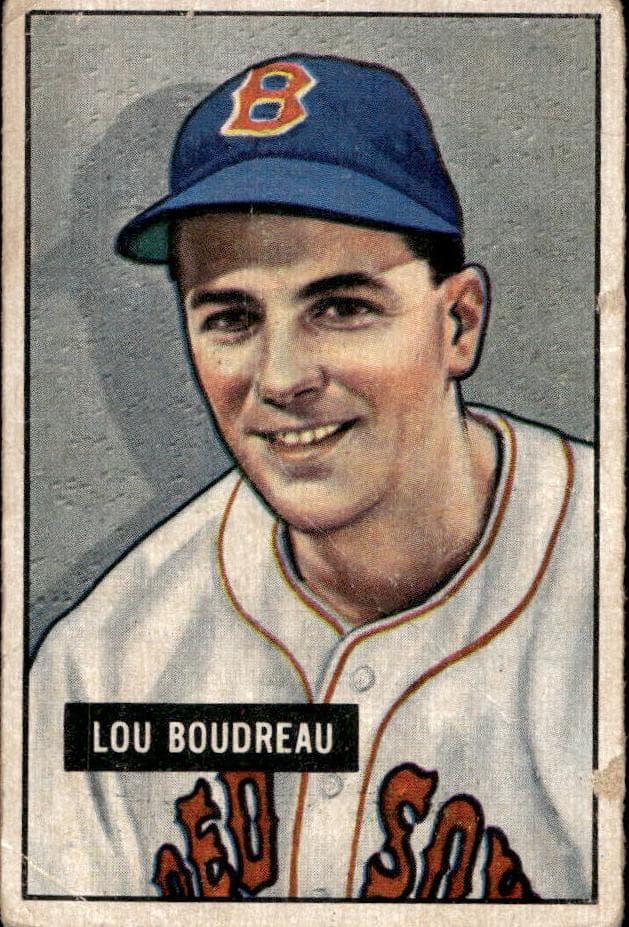 Lou Boudreau 1951 bowman Bowman