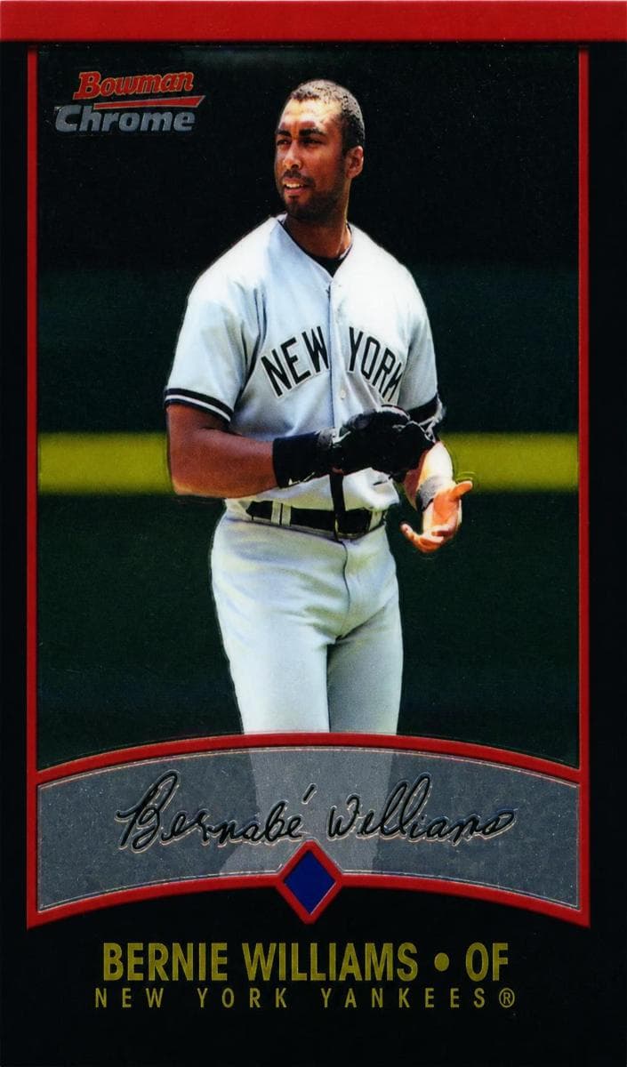 Bernie Williams 2001 bowman Bowman Chrome