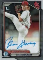 Brian Holiday trading card
