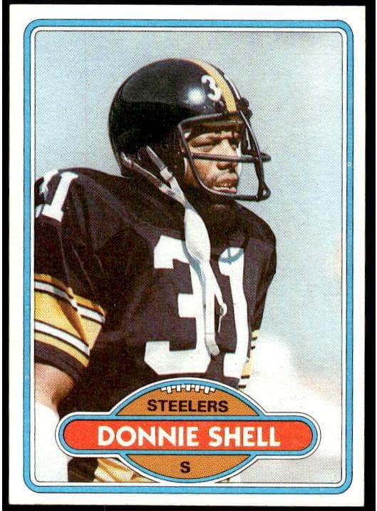 Donnie Shell 1980 topps Topps