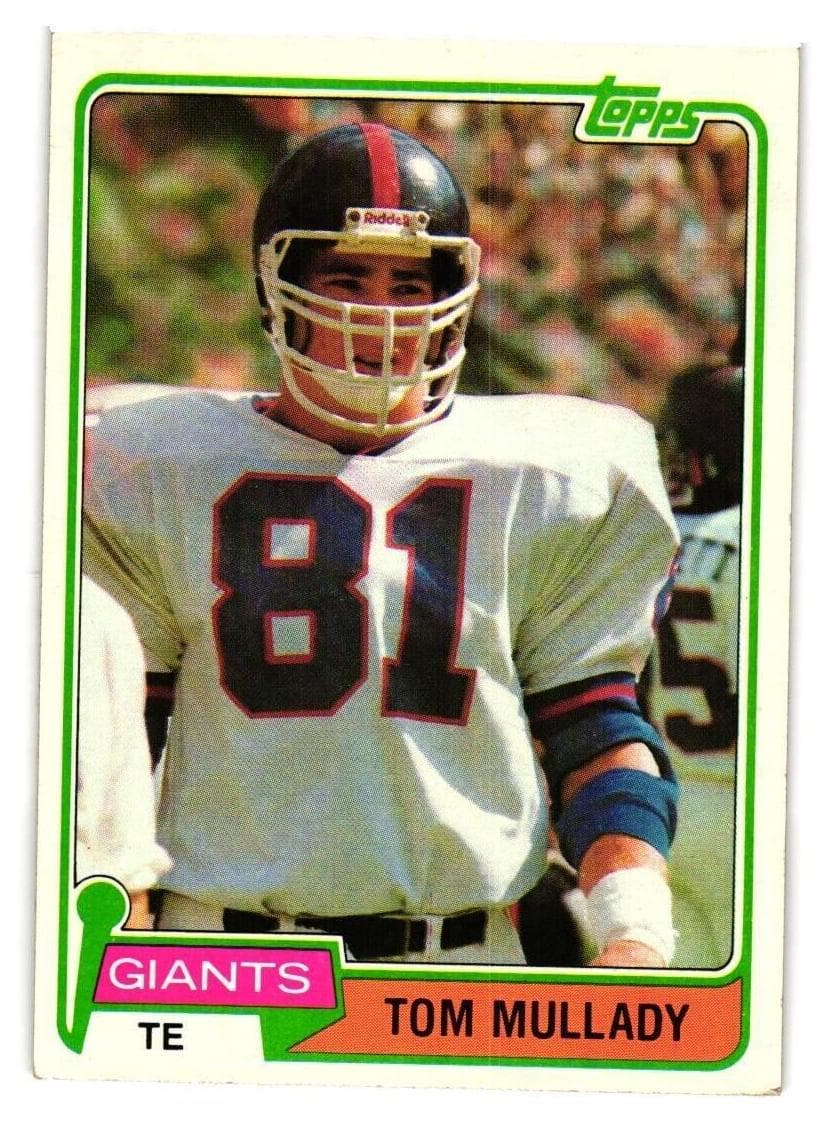 Tom Mullady 1981 topps Topps