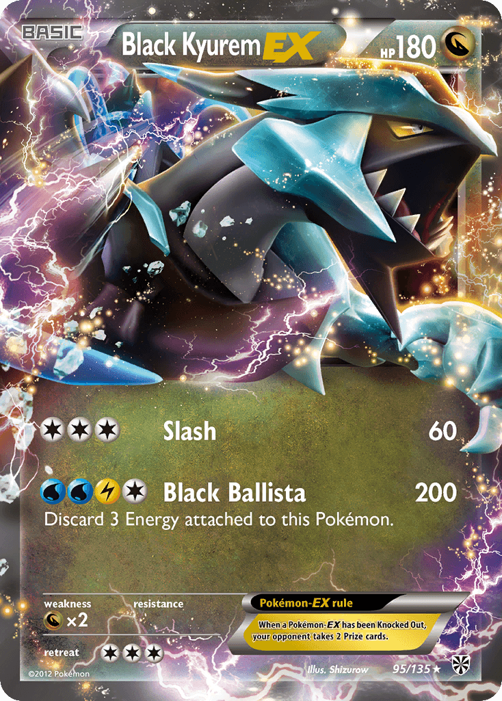 Black Kyurem EX 2013 Pokemon