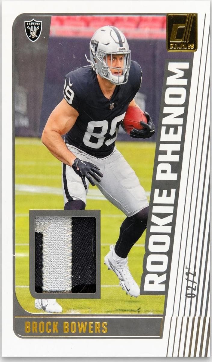 Brock Bowers 2024 panini Panini Donruss
