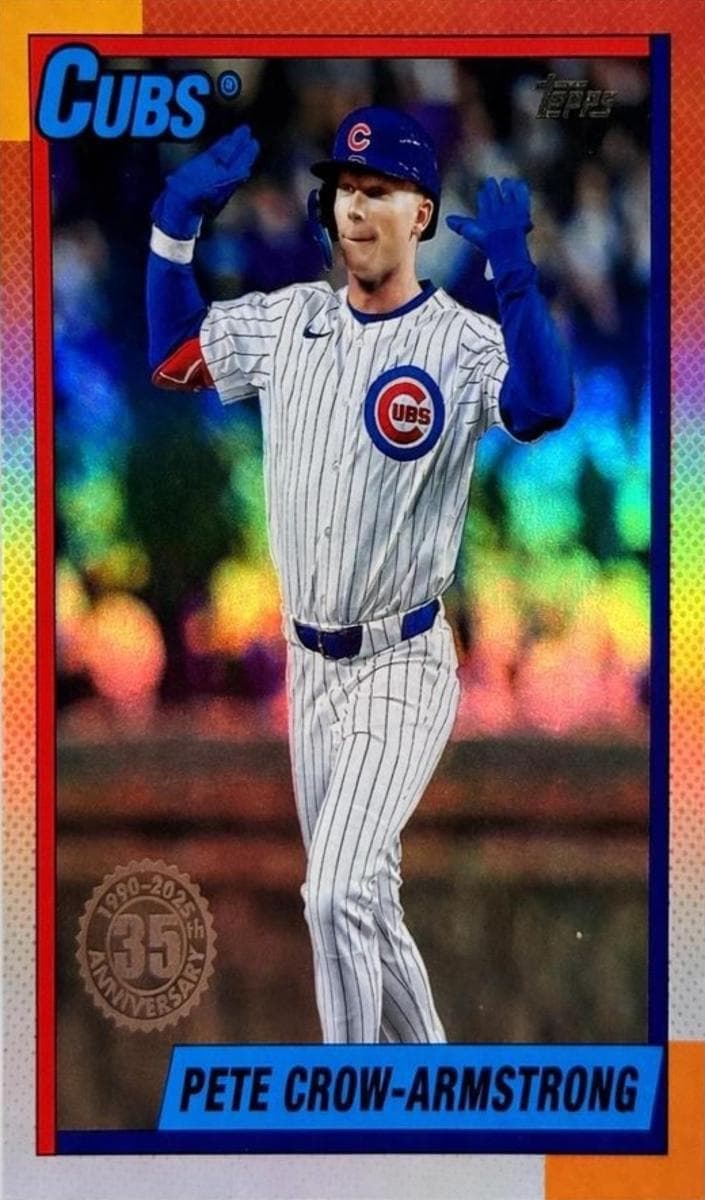 Pete Crow-Armstrong 2025 topps Update 1990 Topps