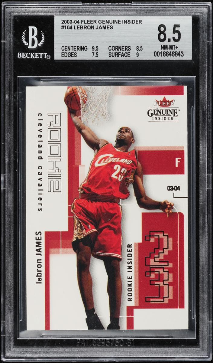 Lebron James 2003 fleer