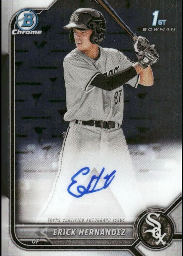 Erick Hernandez trading card