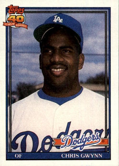 Chris Gwynn 1991 topps Topps