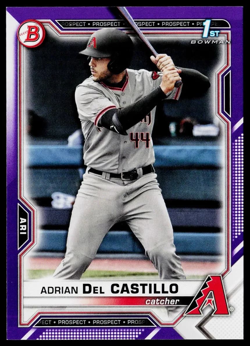 Adrian Del Castillo 2021 bowman Bowman Draft