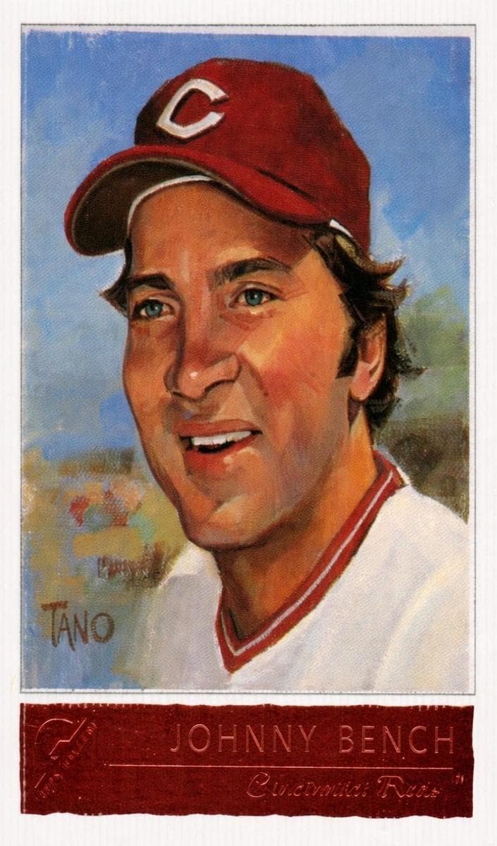 Johnny Bench 2001 topps Topps Gallery