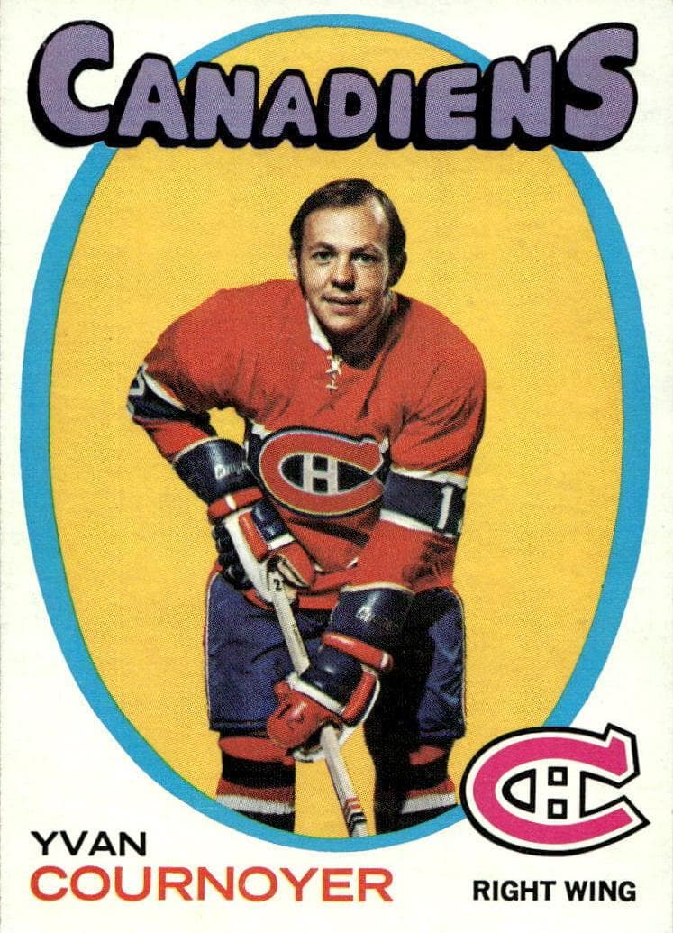 Yvan Cournoyer 1971 topps Topps