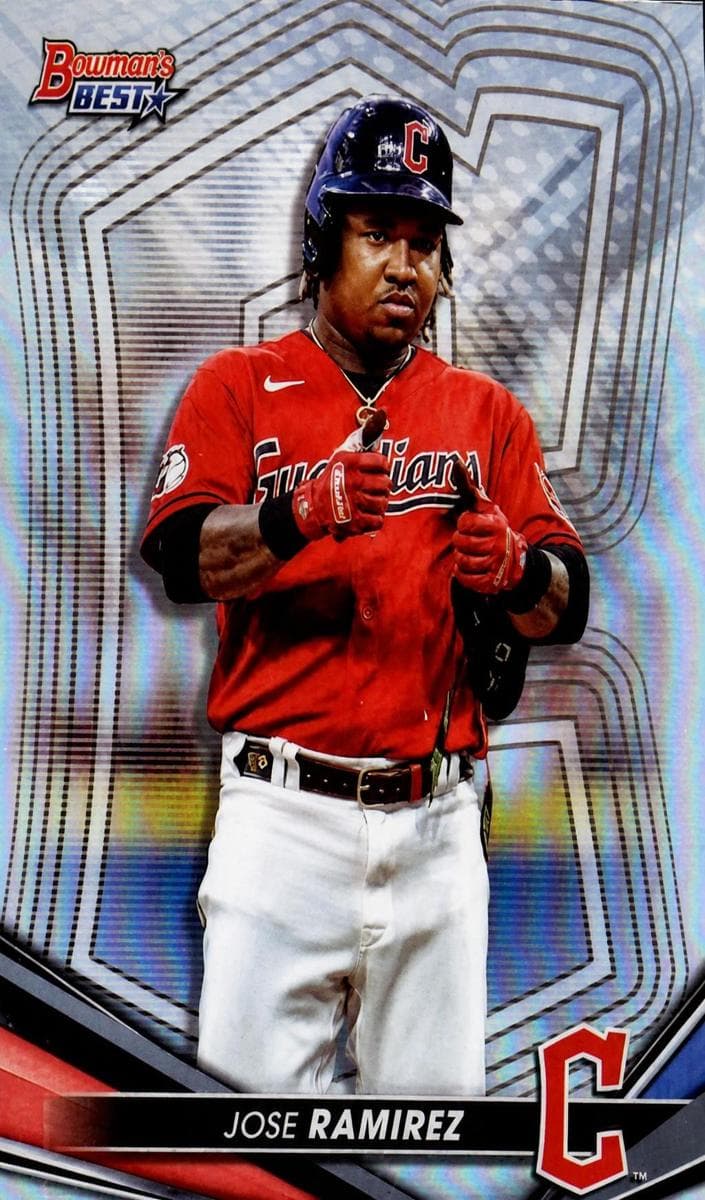 Jose Ramirez 2022 bowman Bowman's Best