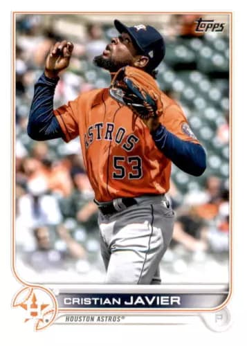 Cristian Javier trading card
