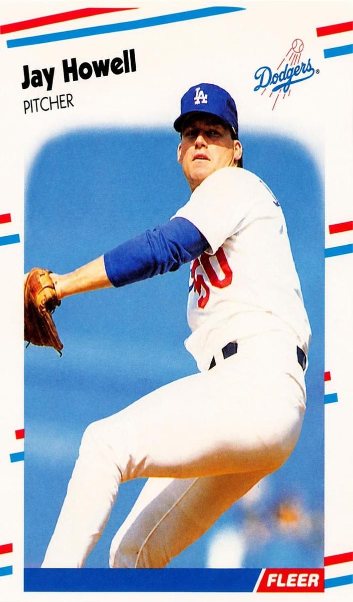 Jay Howell 1988 fleer Fleer Update