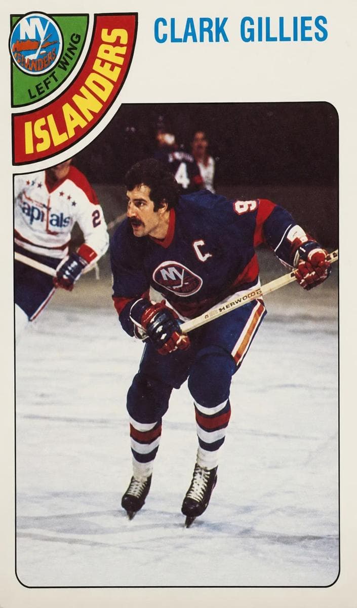 Clark Gillies 1978 topps O-Pee-Chee