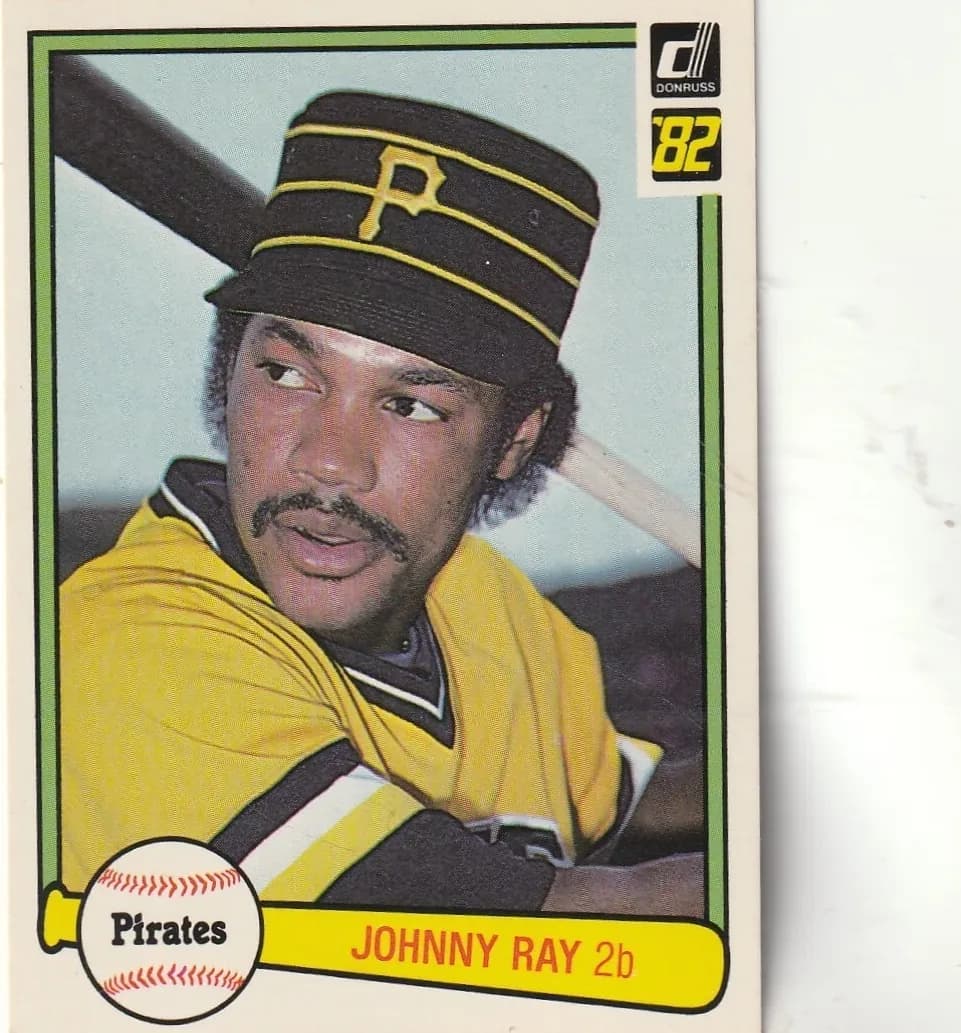Johnny Ray trading card