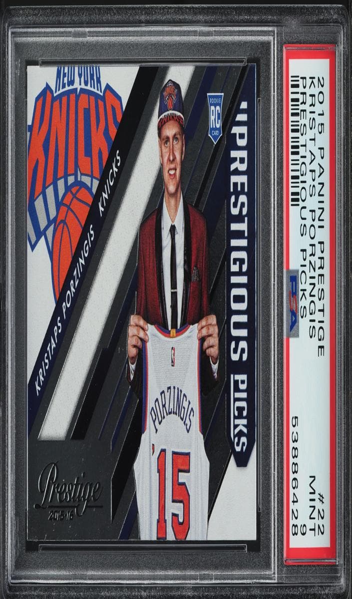 Kristaps Porzingis 2015 panini