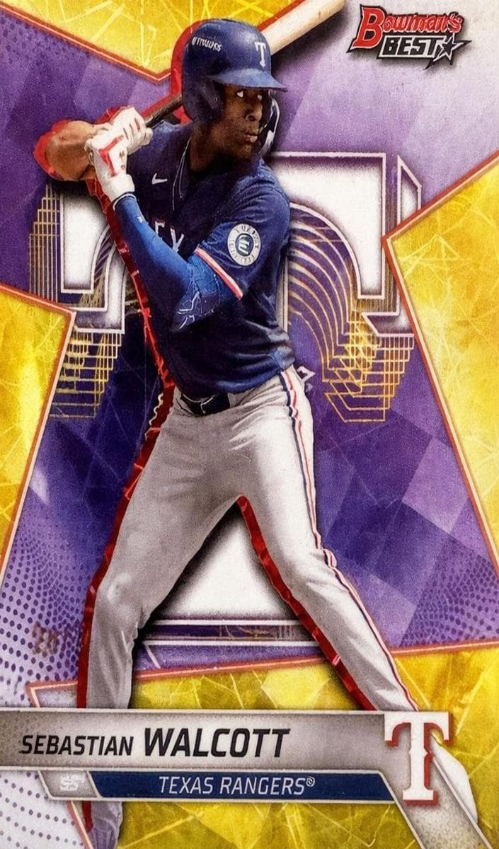 Sebastian Walcott 2025 bowman Bowman Best
