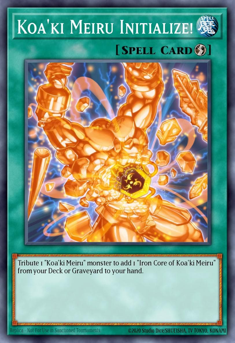 Koa'ki Meiru Initialize! 2020 Yu-Gi-Oh! The Shining Darkness