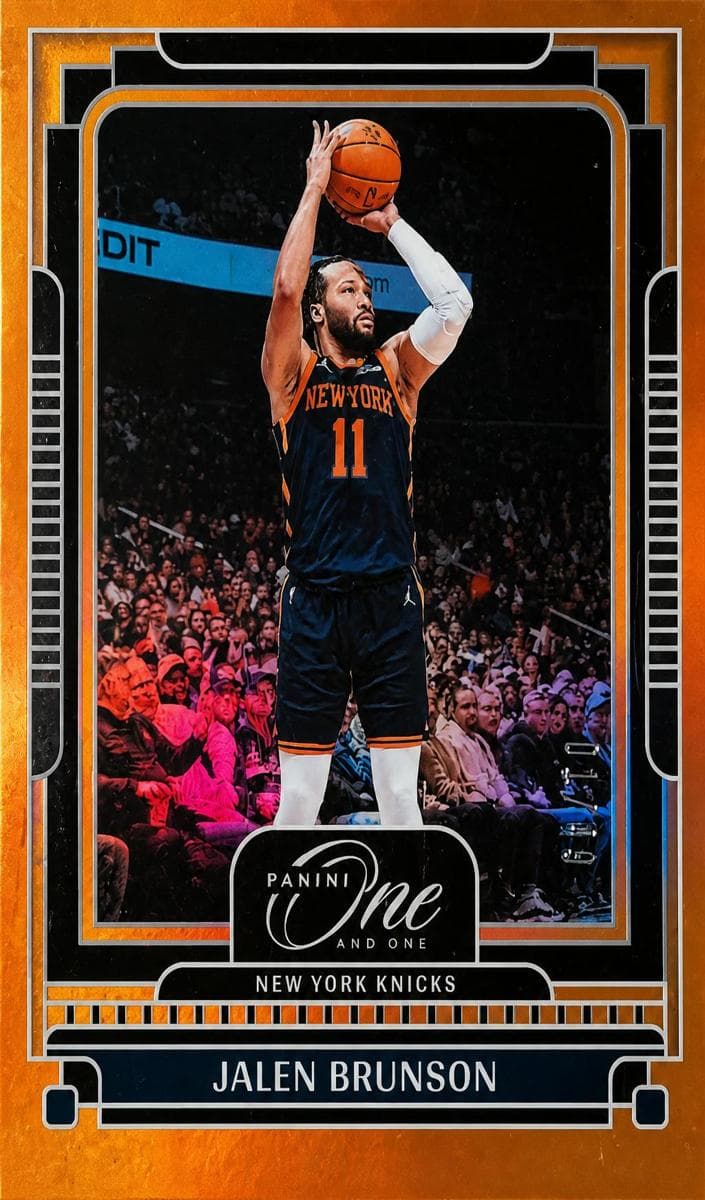 Jalen Brunson 2024 panini Panini One and One
