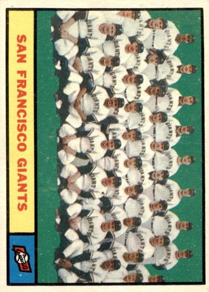 San Francisco Giants 1961 topps Topps